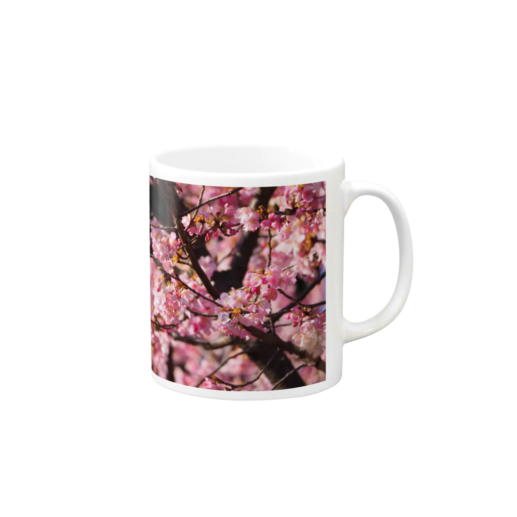SHOPマニャガハの2021年の桜(№2) マグカップの取っ手の右面