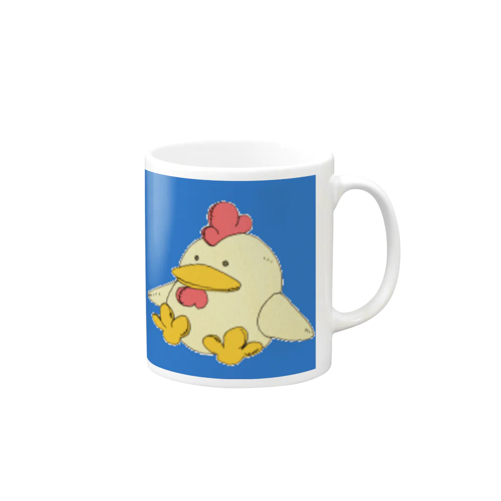 andy&emiry のにわとり Mug :right side of the handle