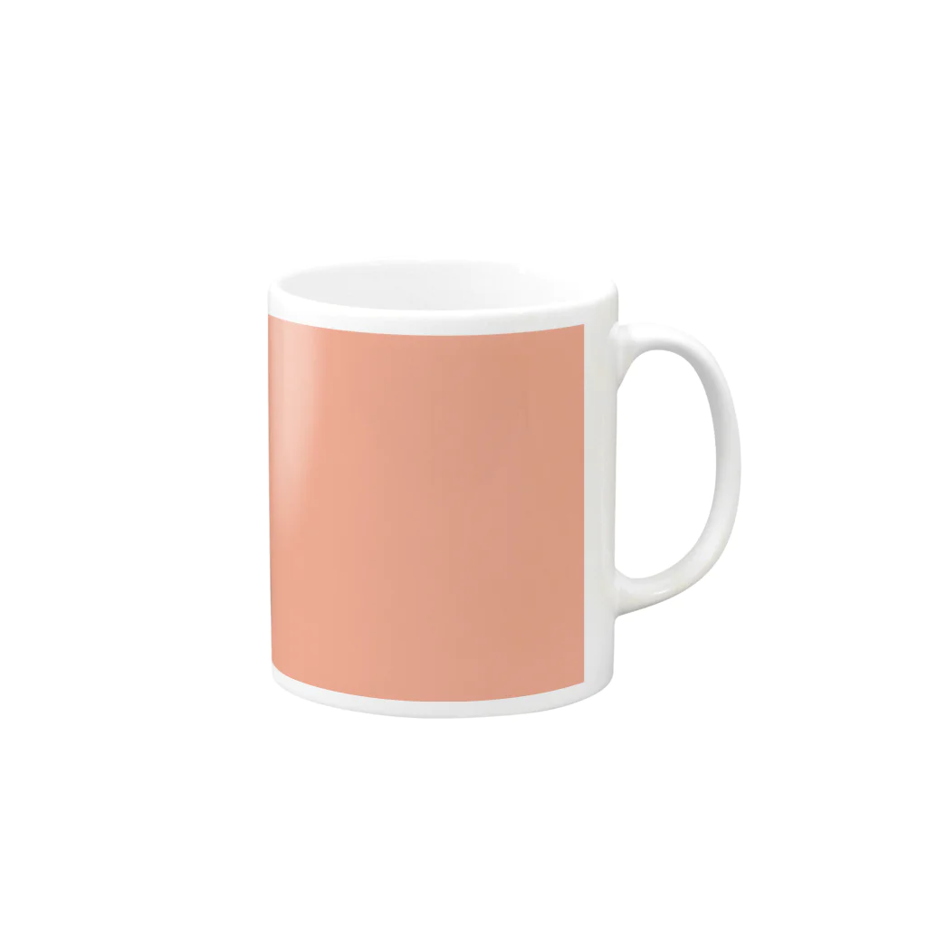 hueの日本の伝統色 0007 一斤染 いっこんぞめ Mug :right side of the handle