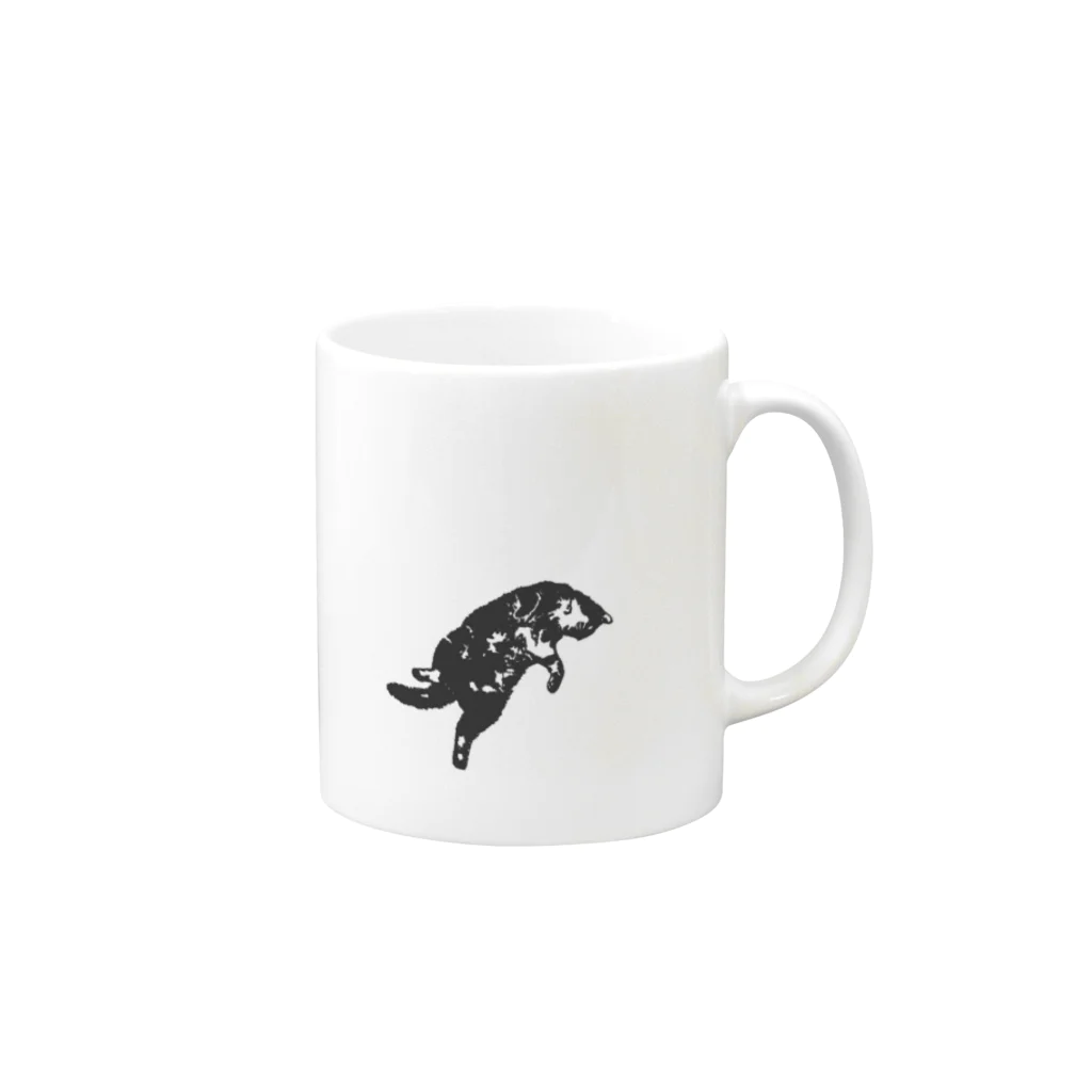 animalのCAT  Mug :right side of the handle