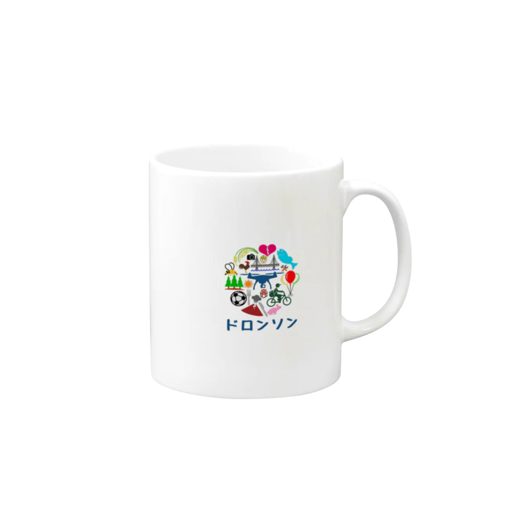 skyerのドロンソン Mug :right side of the handle