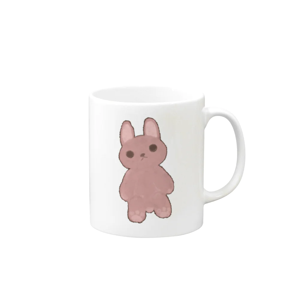 chic.tique.の虚無うさ Mug :right side of the handle