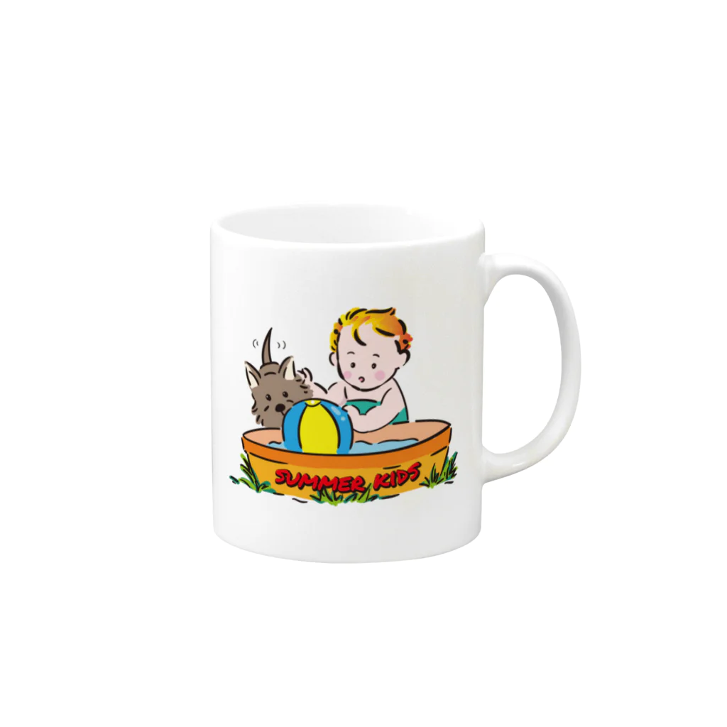 EllieのBaby summer Mug :right side of the handle