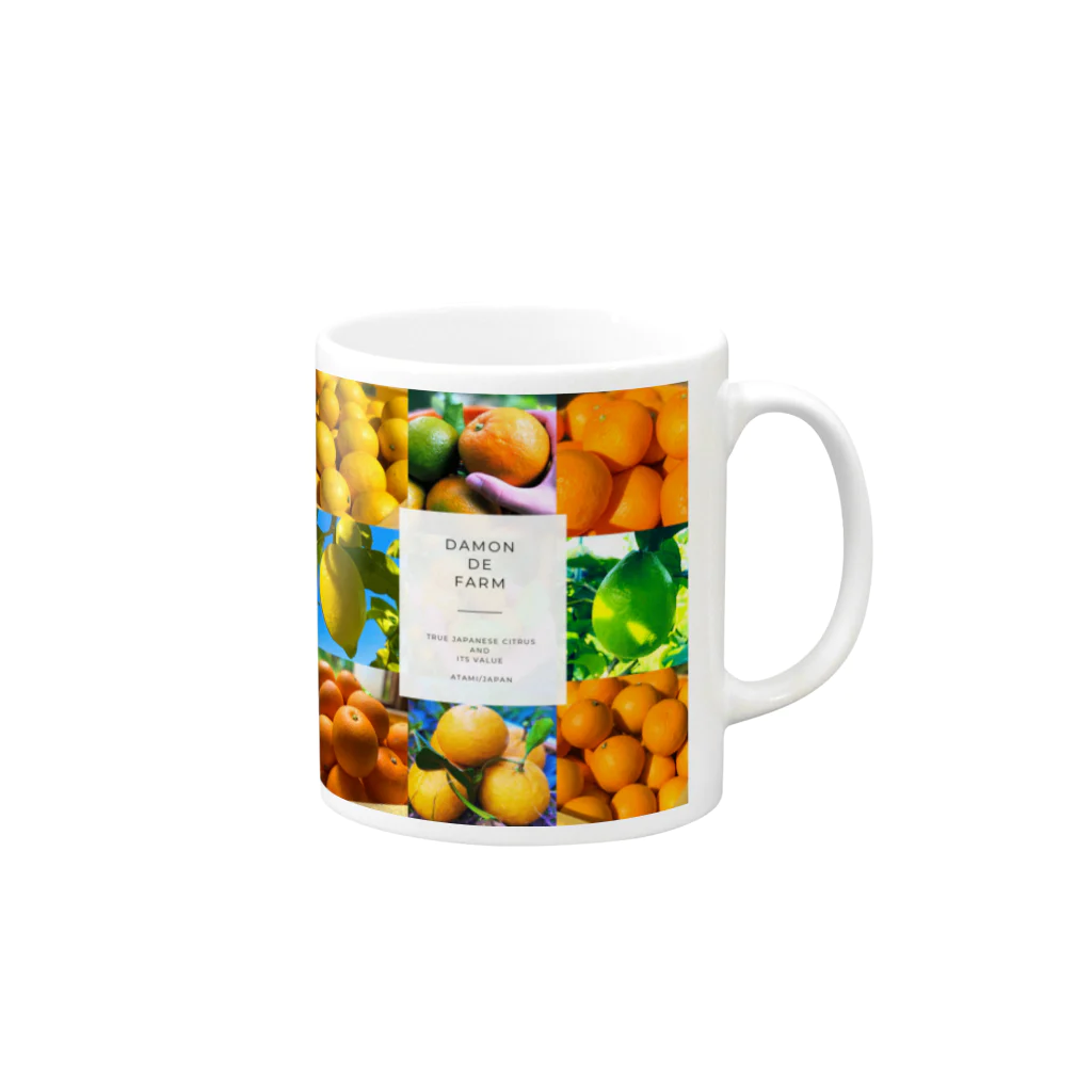 ﾆｼｷｵﾘ🍋CollectionのDamon de Farm Collection4 Mug :right side of the handle