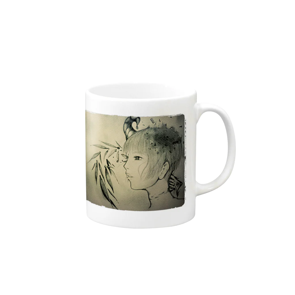 HechOのアトモス-R- Mug :right side of the handle