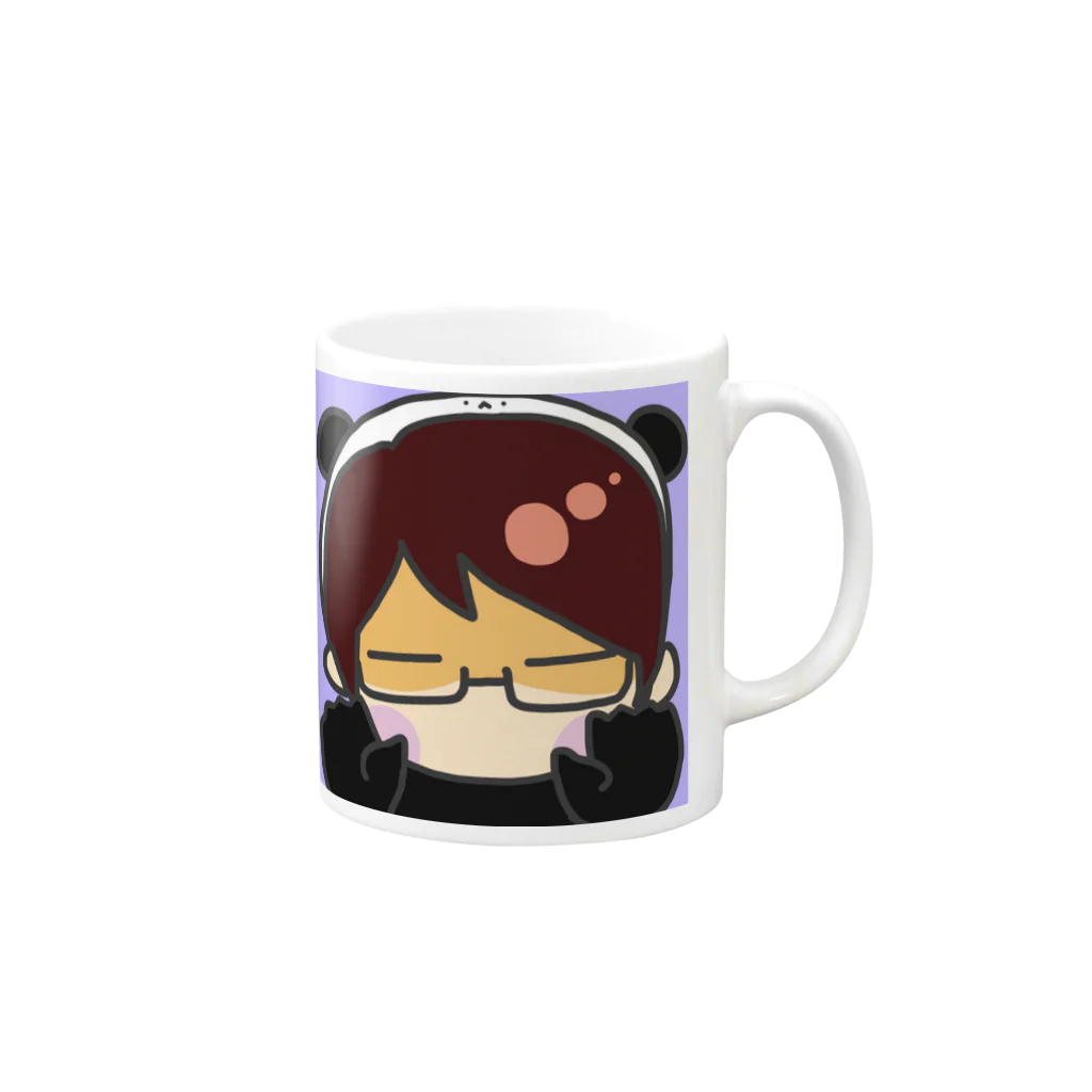 れいじの迫り来るぱんだくん Mug :right side of the handle