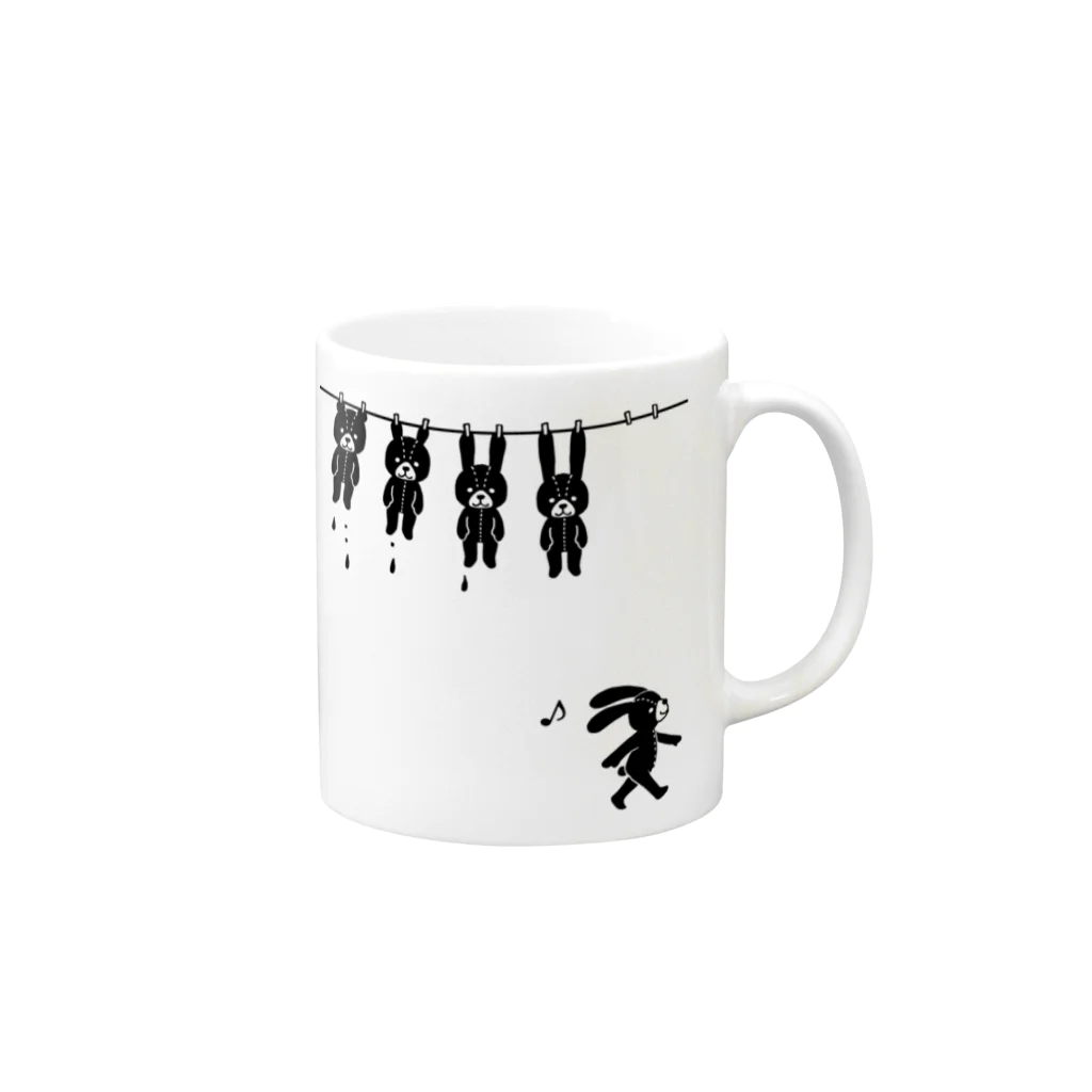 くいなの母のテディベアの秘密 Mug :right side of the handle