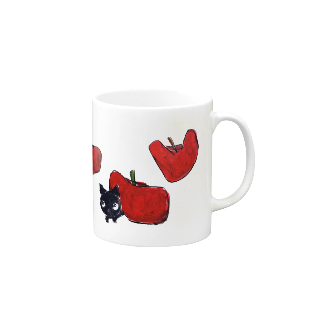 doghouse store｜佐々木勇太のlots of love Mug :right side of the handle
