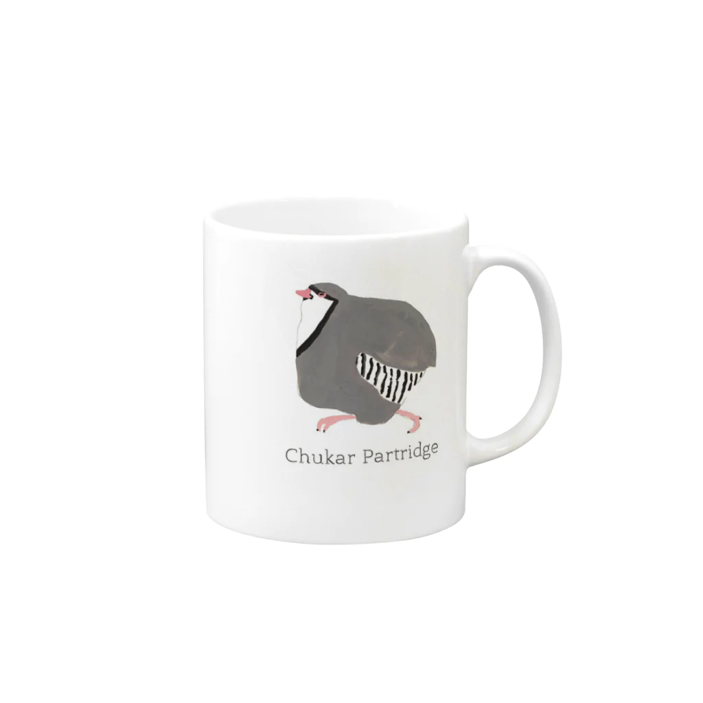 CHUNのイワシャコ Mug :right side of the handle