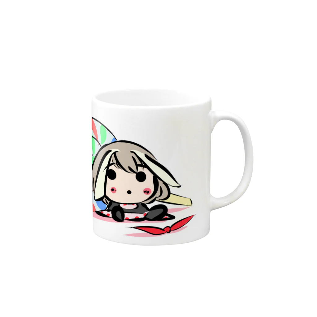 とーえん！のとーえん！【公式グッズ】へんしんまえ Mug :right side of the handle