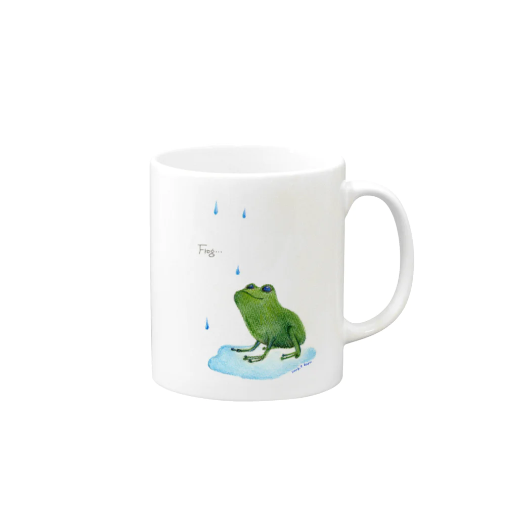 kayoのFlog Mug :right side of the handle