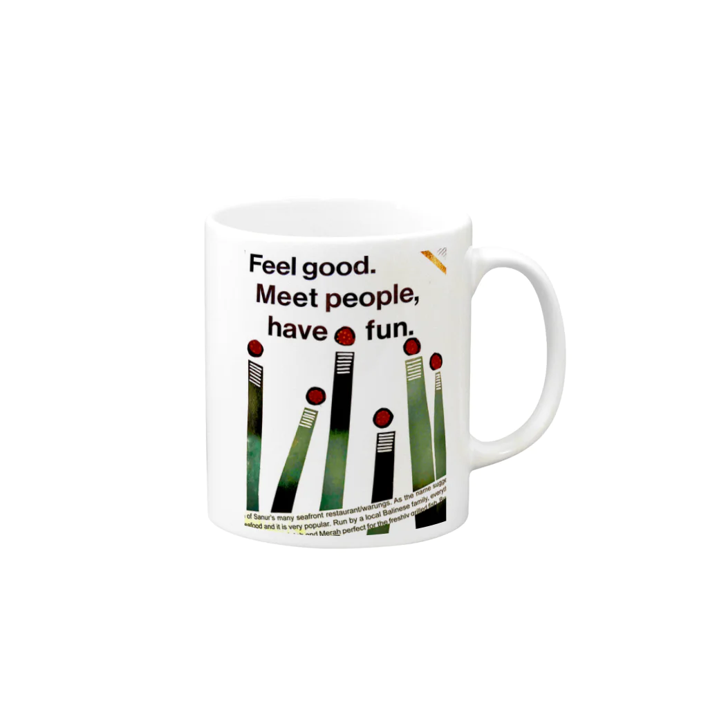 narudahausのhave fun ! Mug :right side of the handle