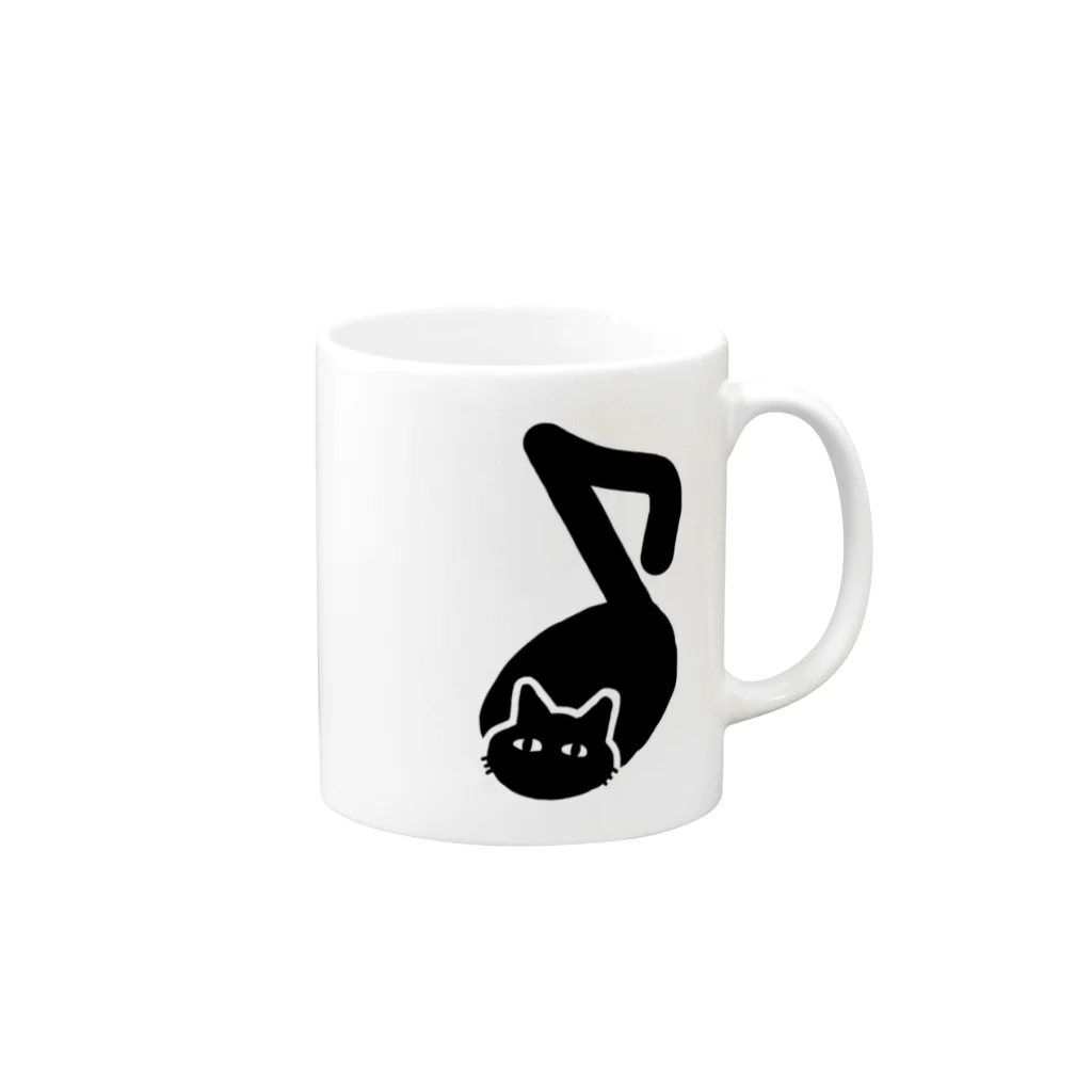 shino1972のねこ Mug :right side of the handle