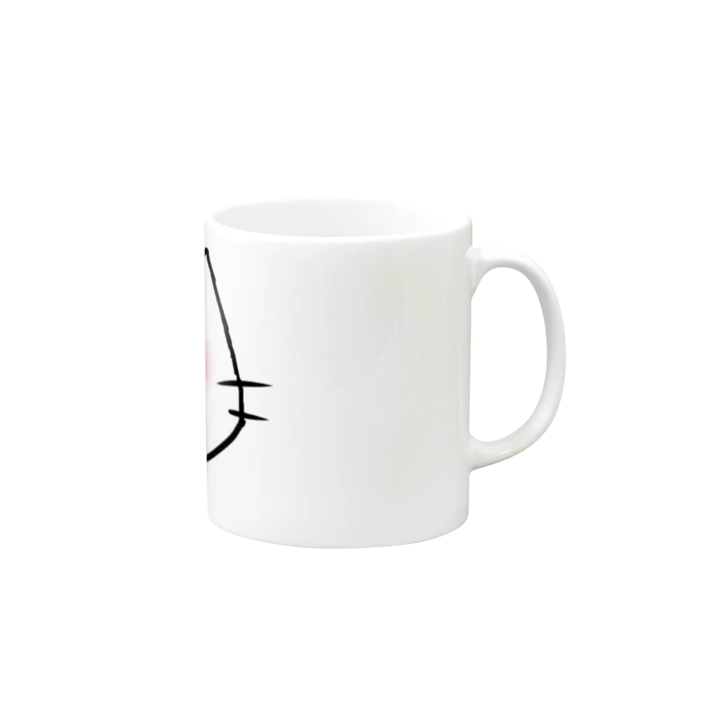 shirayuki15のてきとうねこ Mug :right side of the handle