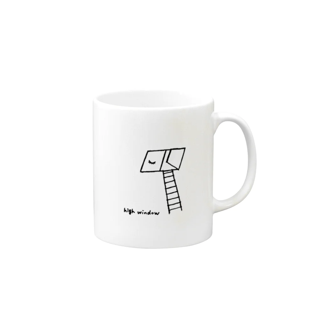 hello may records shopの天窓 Mug :right side of the handle