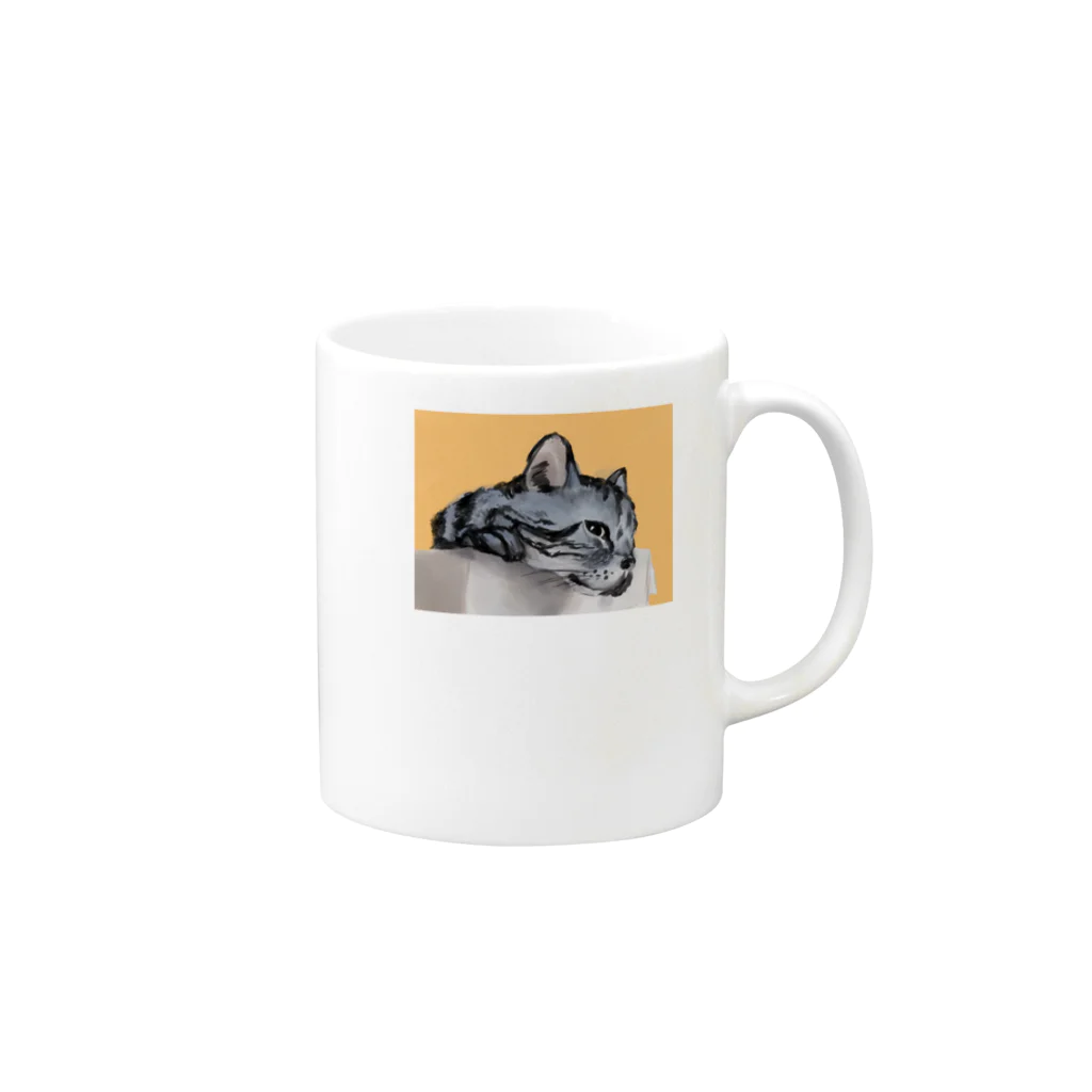 ころころのお店のころころ猫 Mug :right side of the handle