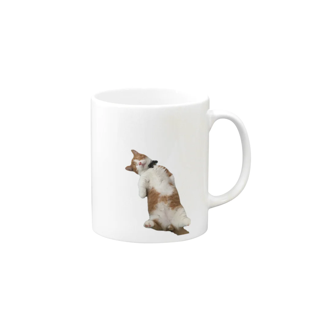 どりの店の短足マンチカン  どり🐱 Mug :right side of the handle