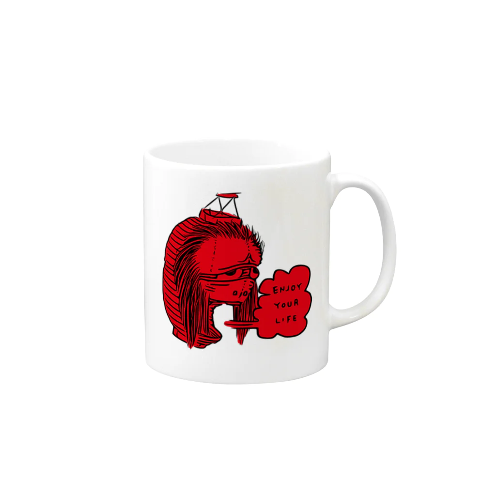 GraphicersのJapan Traditional Ghost Mug :right side of the handle