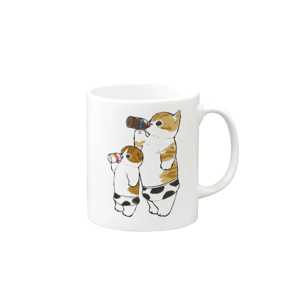 mofusandのMilkにゃん Mug :right side of the handle