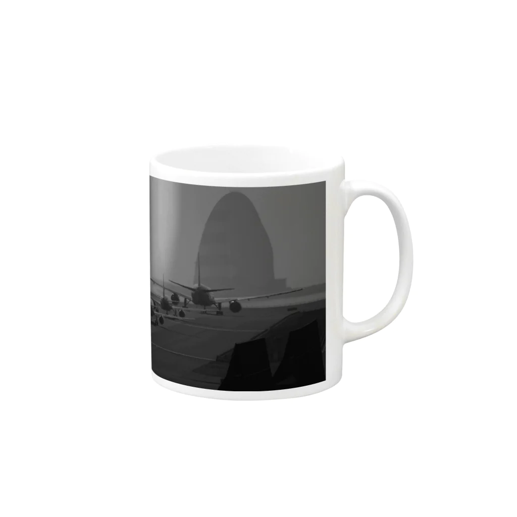 ｓａｋａｍｏ●┻┓vfk◆jfkのjetの親子？ Mug :right side of the handle