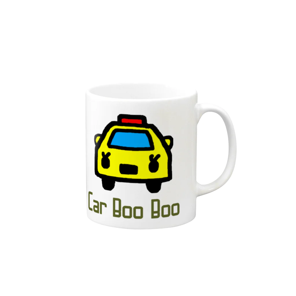 しじみデザインラボラトリーの車ブーブー Mug :right side of the handle