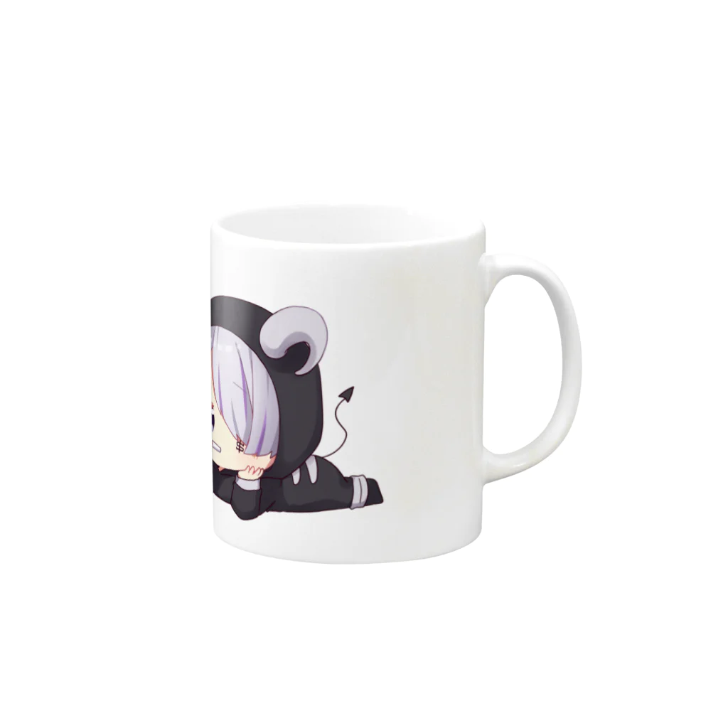 紫雪のマグカップ Mug :right side of the handle