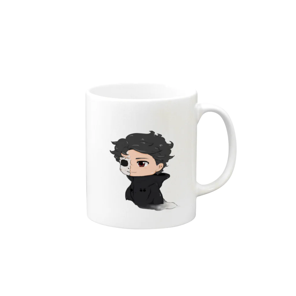 レズ姉さん♡のELLY　GAMES Mug :right side of the handle