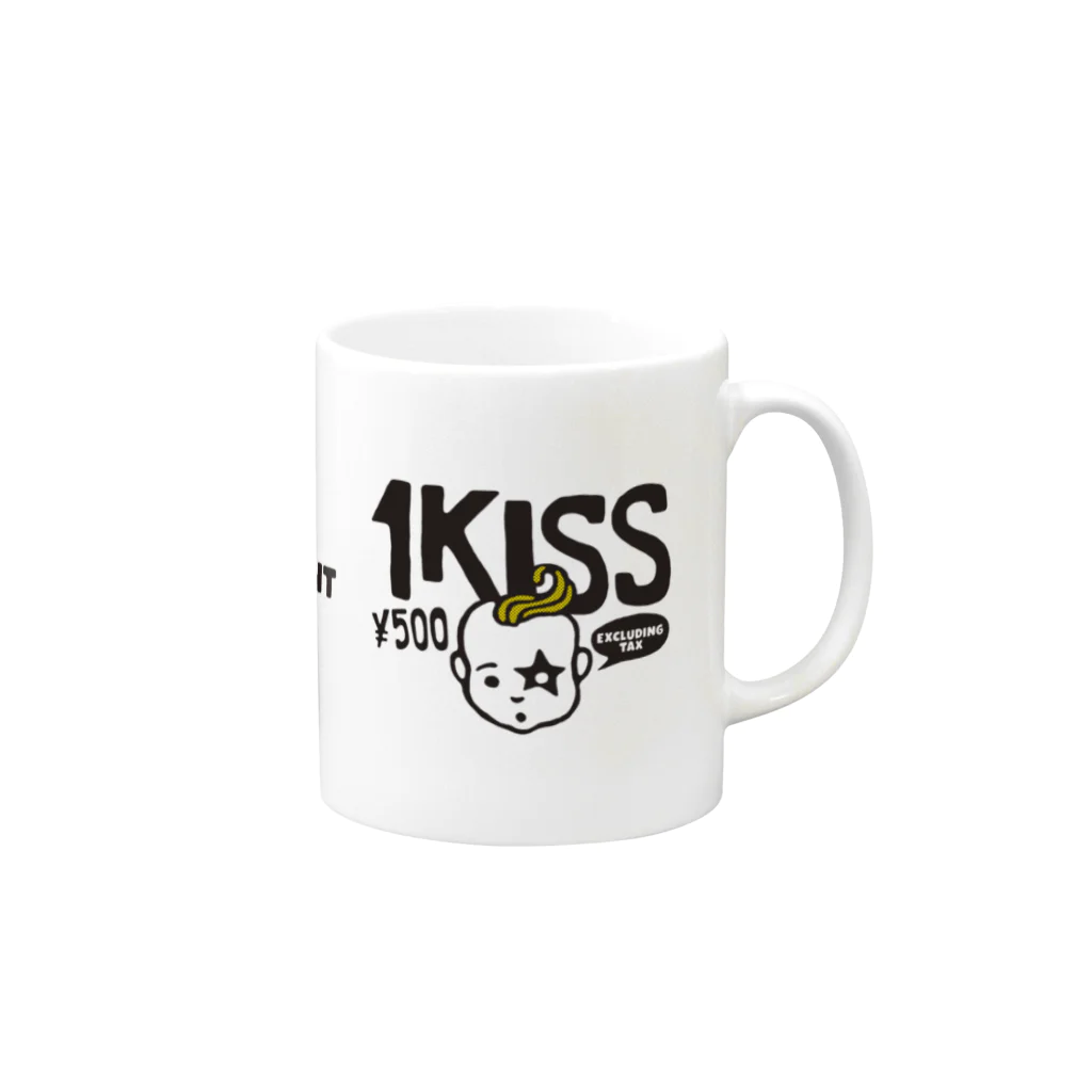 ikinagraphieのNO DISCOUNT Mug :right side of the handle