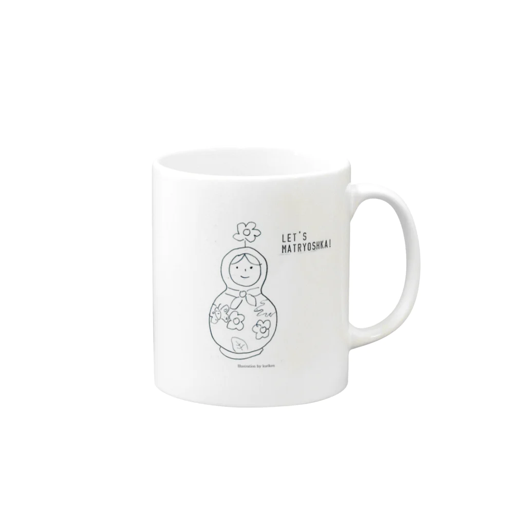 ishikoro724のマトマグ Mug :right side of the handle