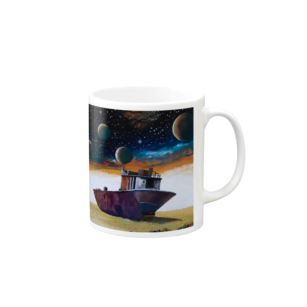 Isseyの宇宙船・地球号 Mug :right side of the handle