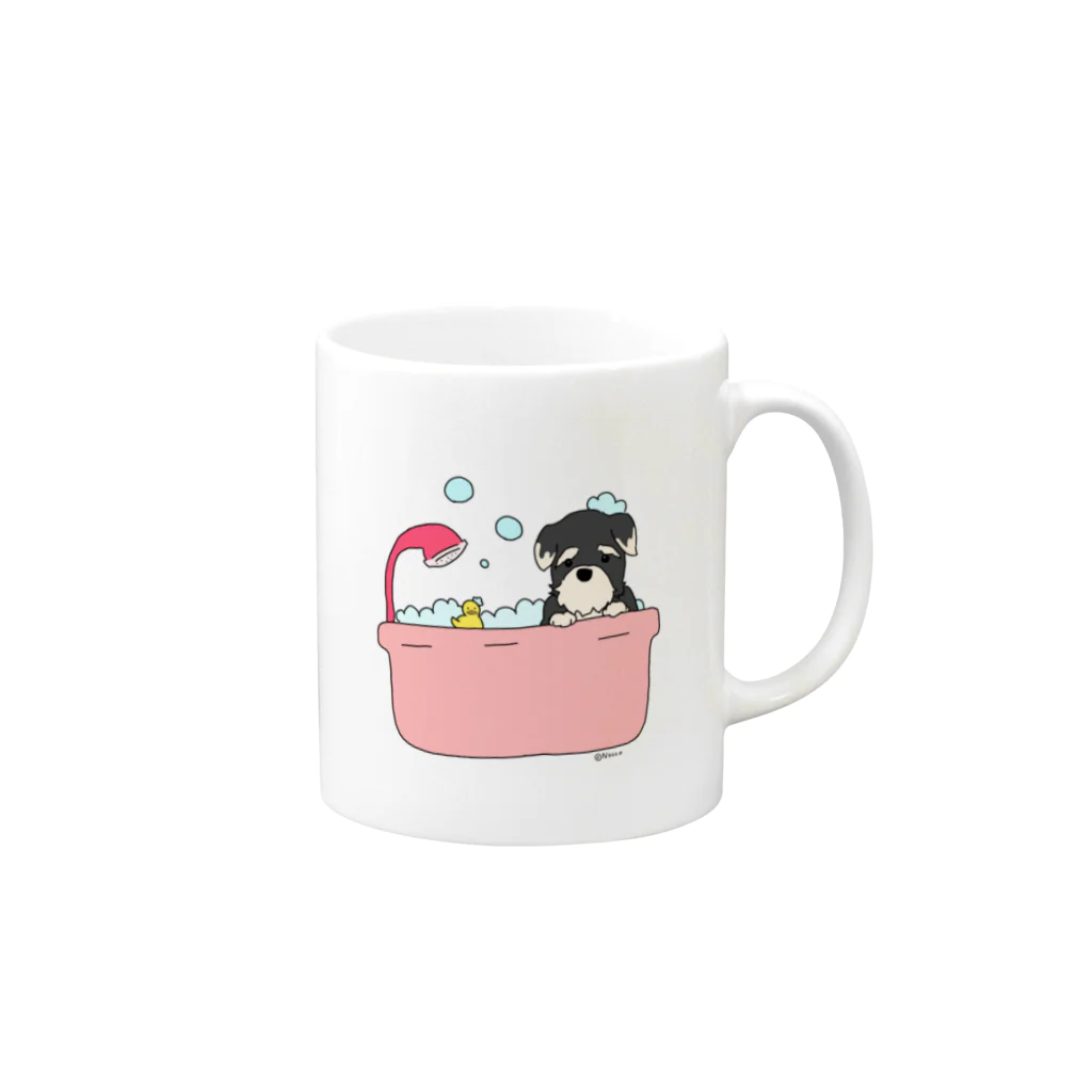 NoccoのDash_bathtime Mug :right side of the handle