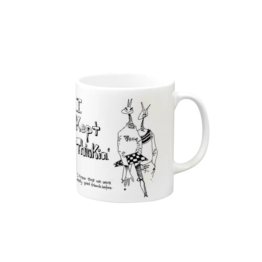 Anti-noiseのAntinoise-thinking Mug :right side of the handle