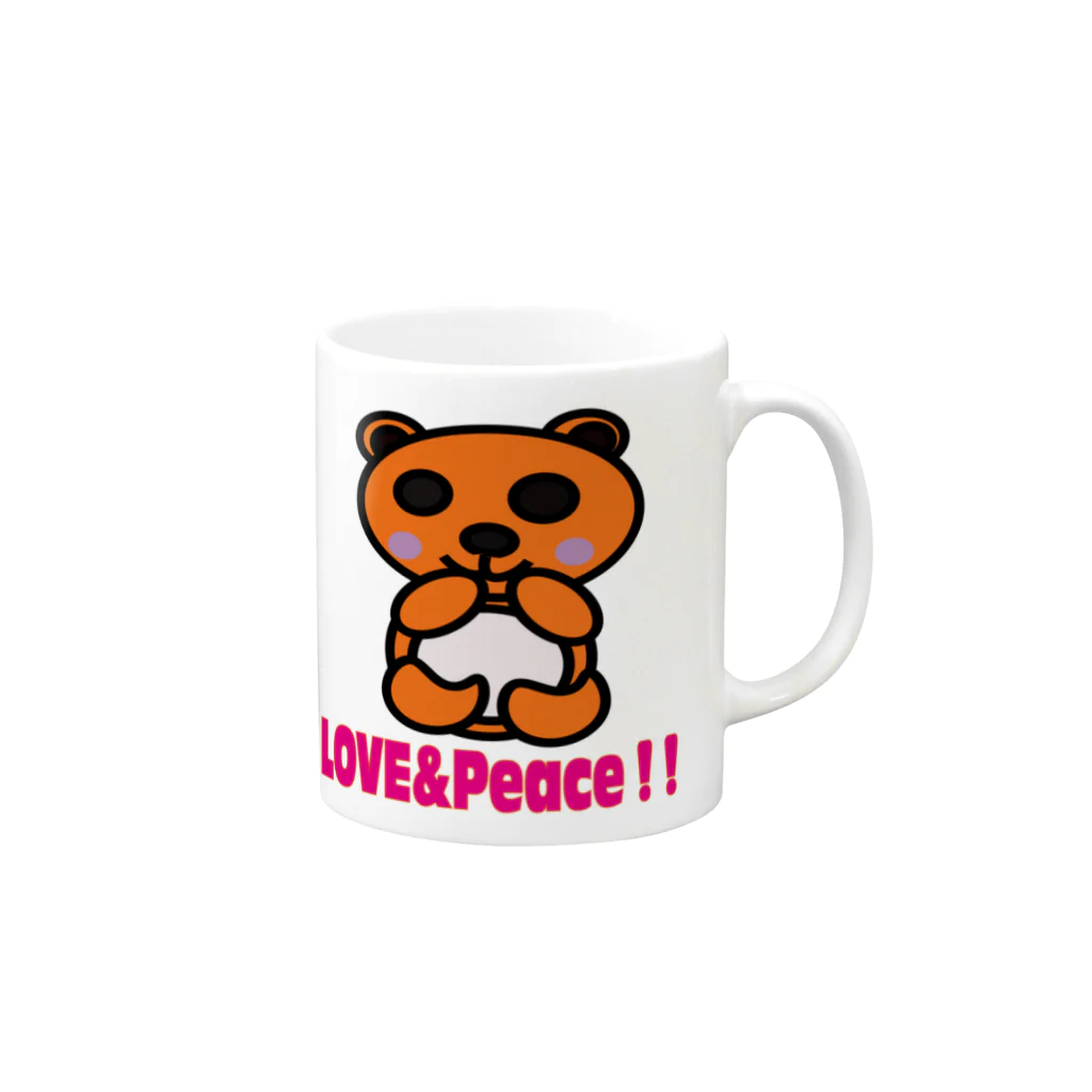 加藤未央のmio's bear series Mug :right side of the handle