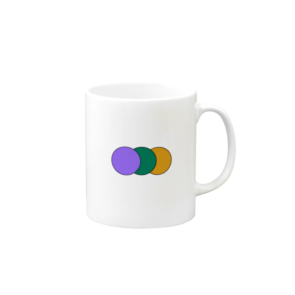 mmbのまる Mug :right side of the handle