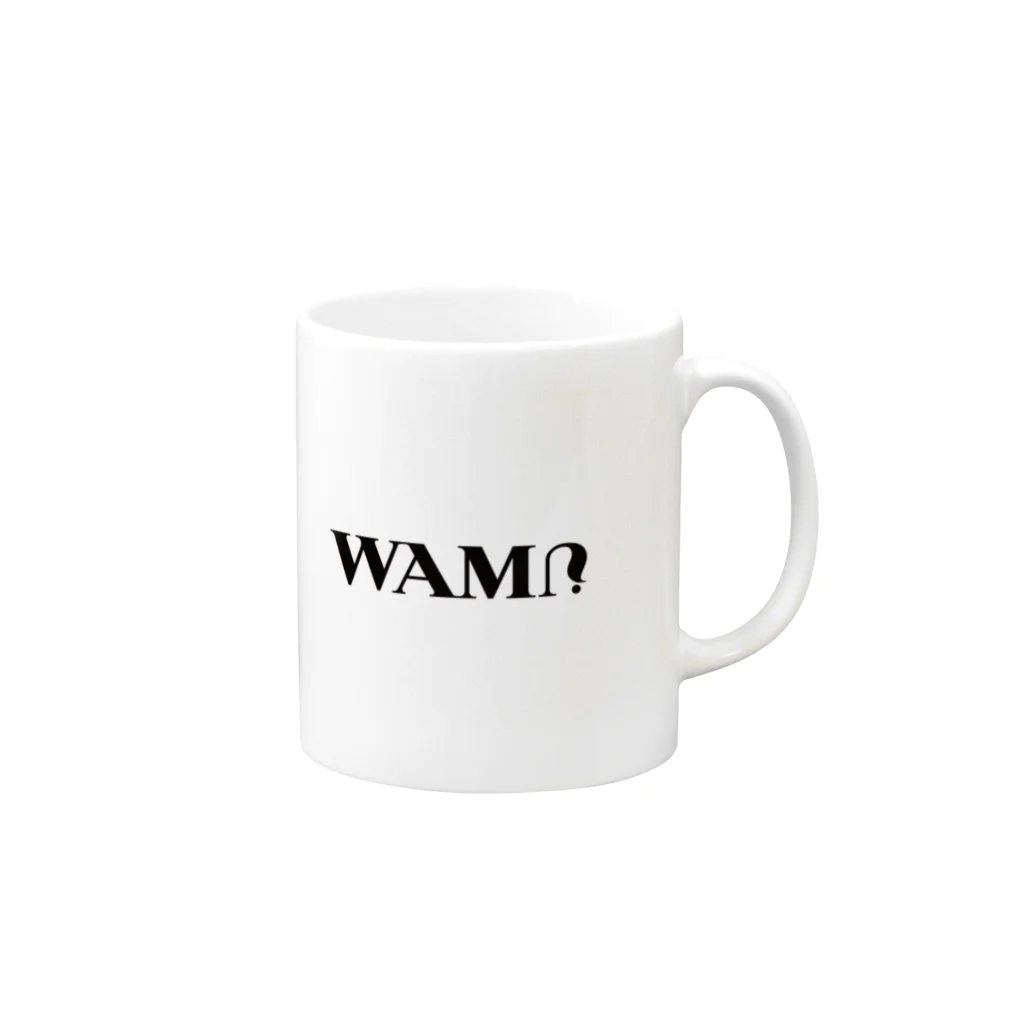 WAM🏴？のWAM? マグカップの取っ手の右面