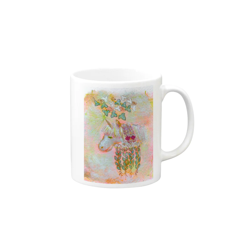 Sariiroのユニコーン Mug :right side of the handle