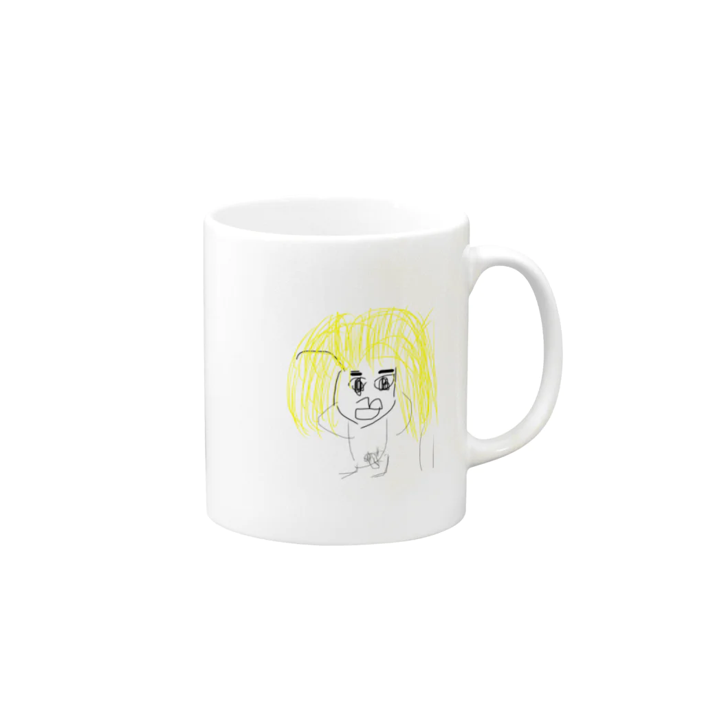 うんまるこのジュニオール君 Mug :right side of the handle