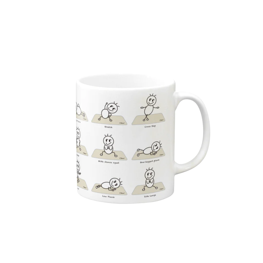 クレオパラコのStretch Mug :right side of the handle