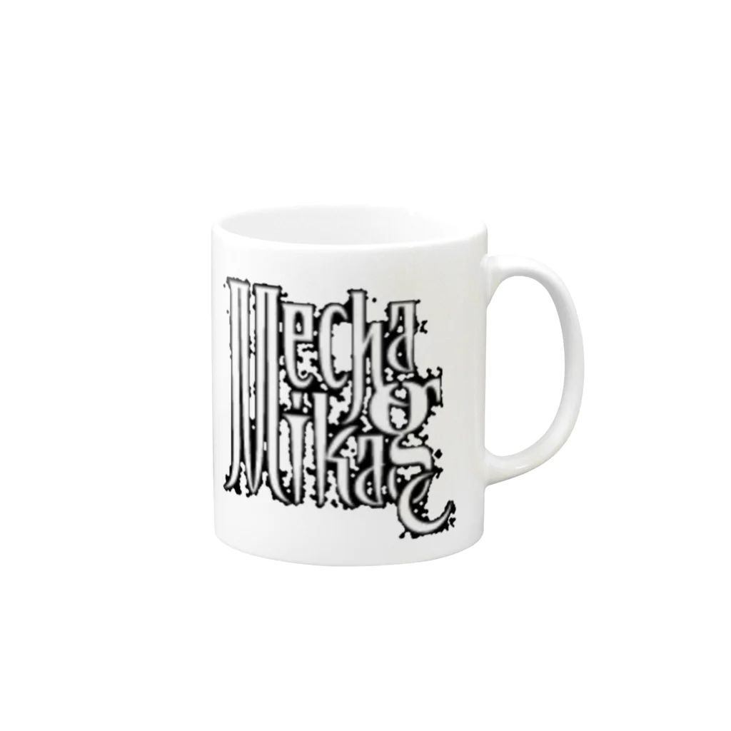 メカミカゲofficial shopのメカミカゲよ！ Mug :right side of the handle