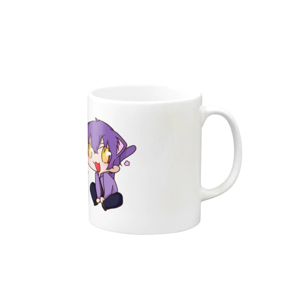 Aakunのオリジナルグッズ達のあーくんぐっず！ Mug :right side of the handle