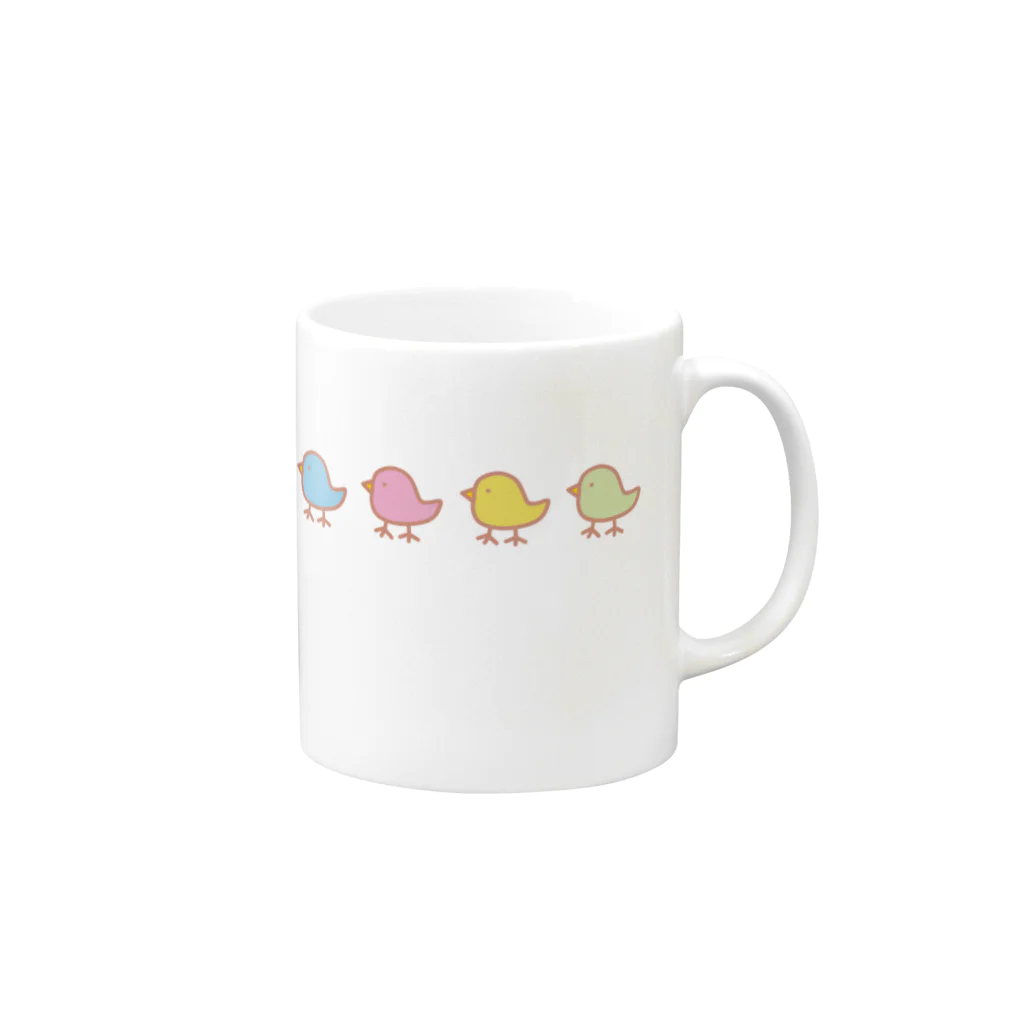 ハナのお店の色とりどり Mug :right side of the handle