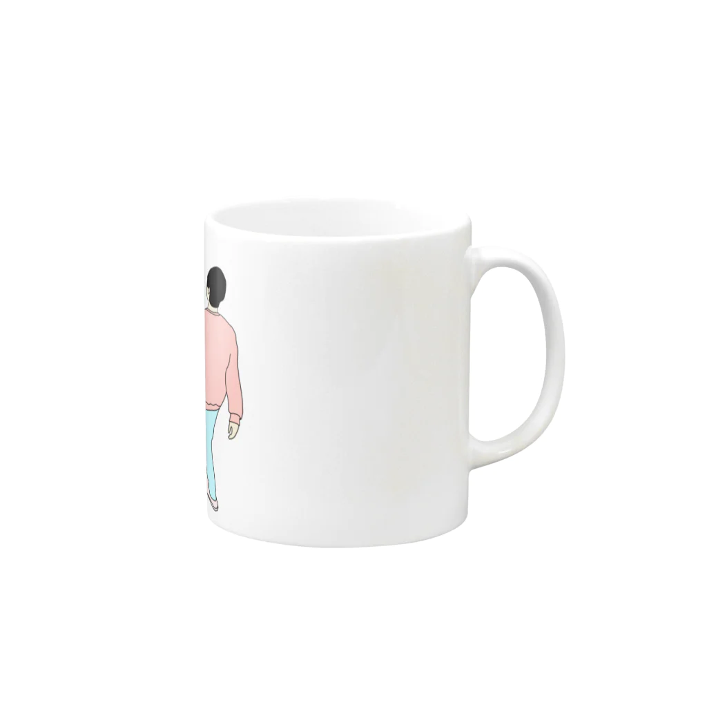 Abbey's Shopのエスコート Mug :right side of the handle