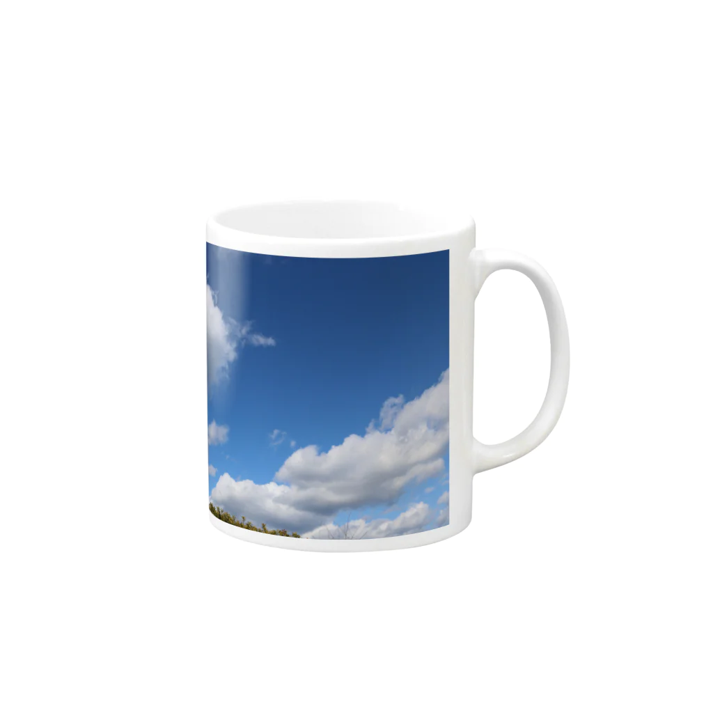 yuuchansamaの青空 Mug :right side of the handle