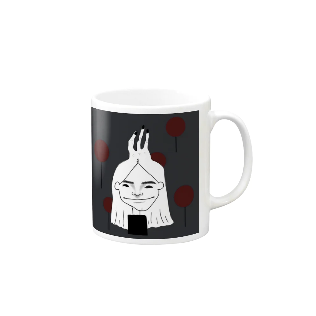 Numeguの謎めいたンゴ Mug :right side of the handle