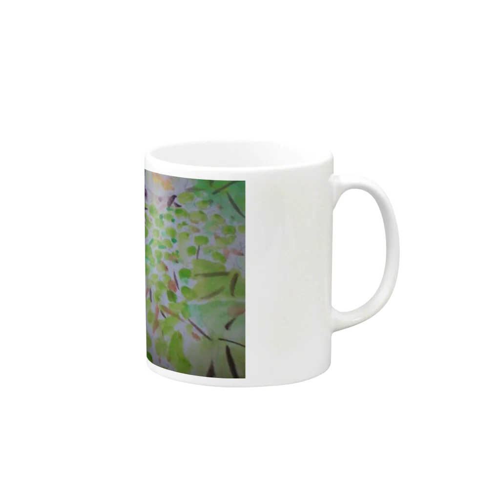 唐花の路の花 Mug :right side of the handle