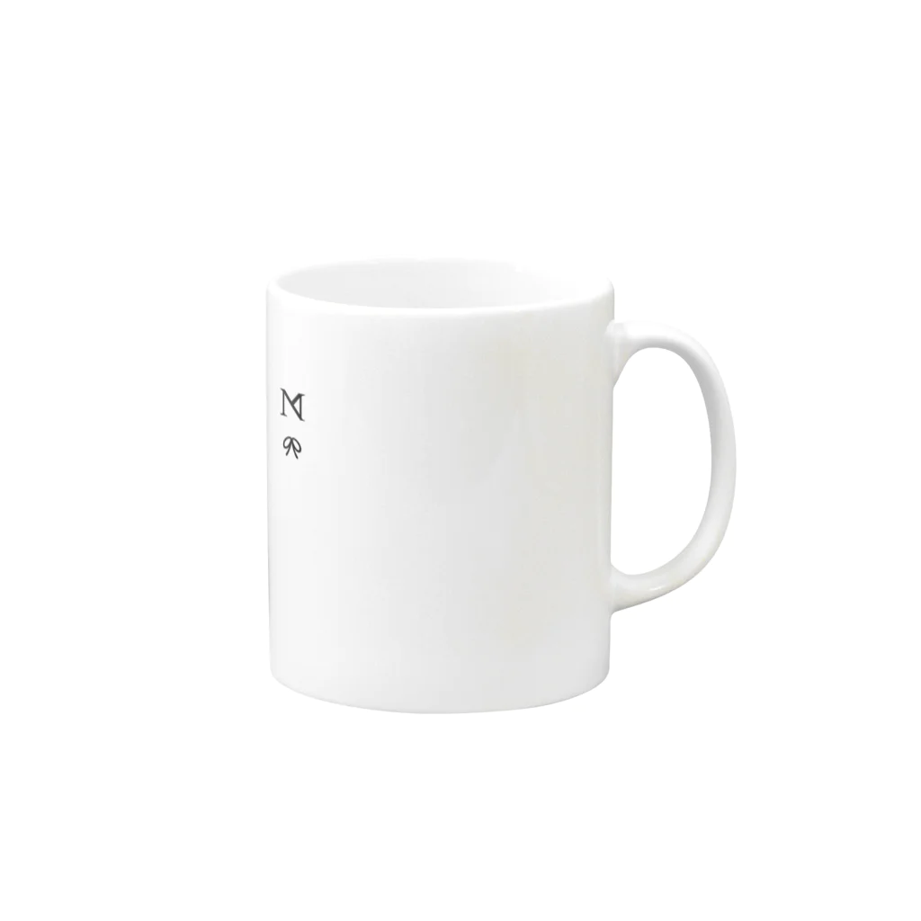 wktkライブ公式グッズショップの「NM」マグカップ Mug :right side of the handle