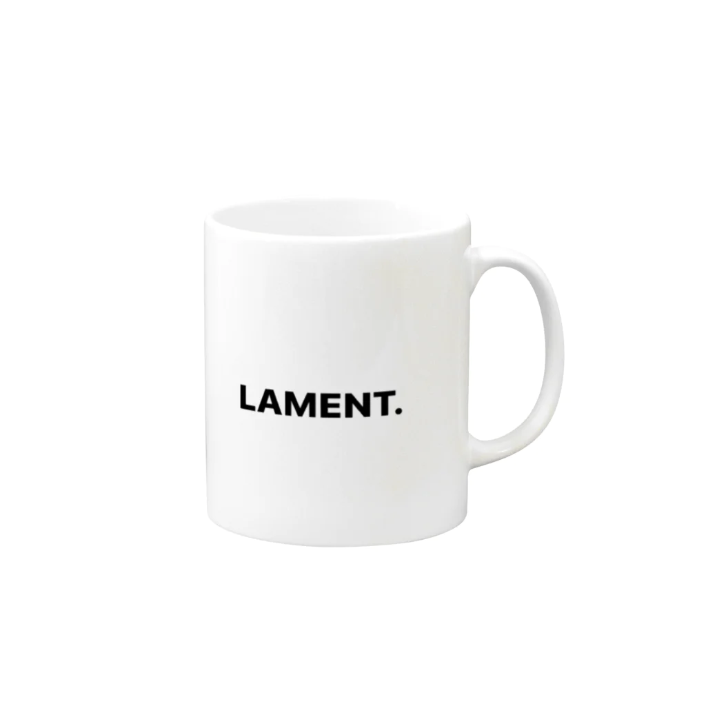 lament.のLAMENT. Mug :right side of the handle