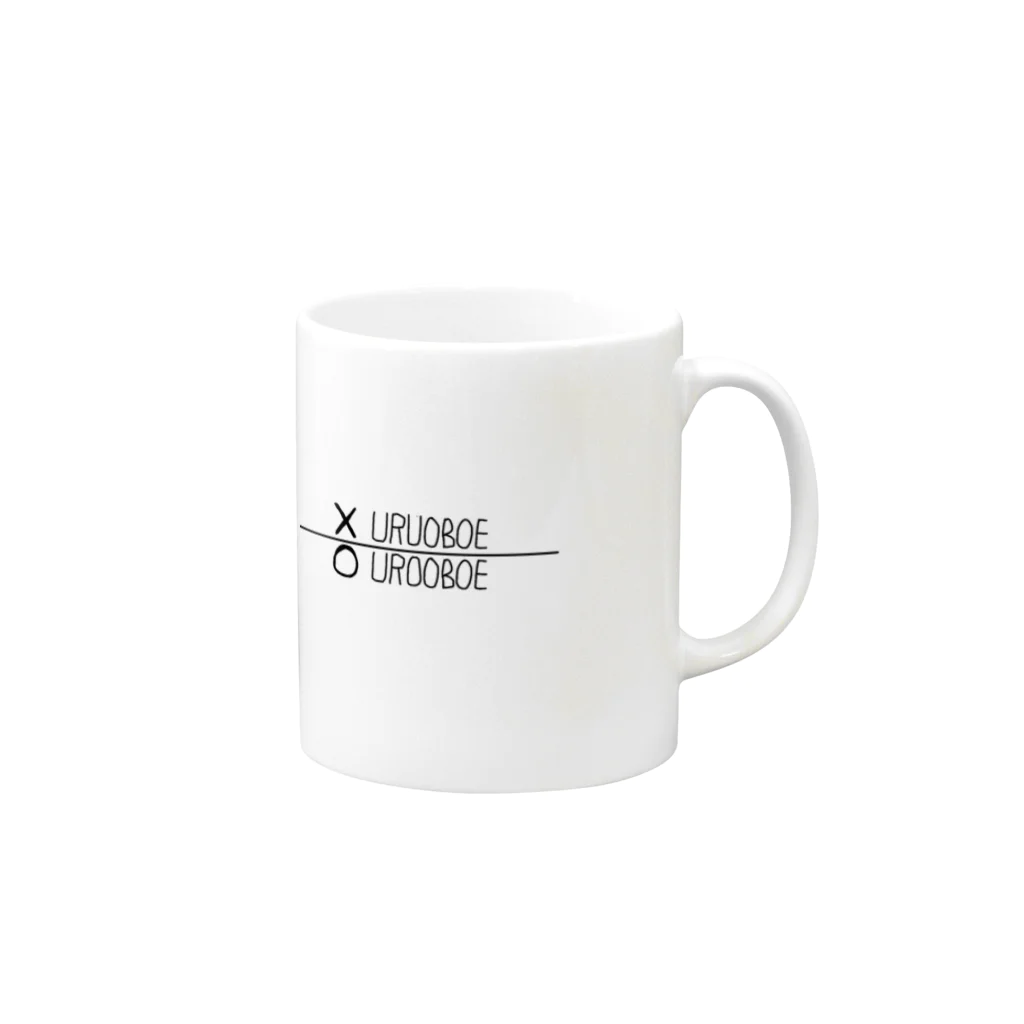 たおたおのうろ覚えとりたろー Mug :right side of the handle