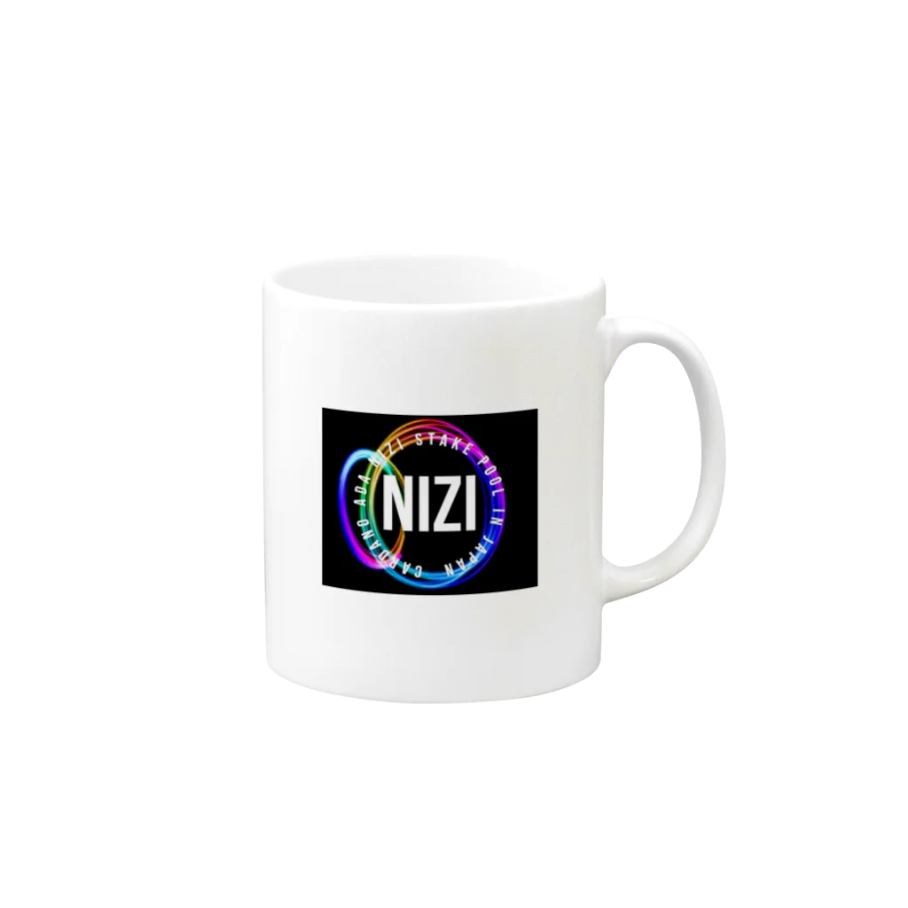 Cardano ADA Nizi Stake PoolのNIZI Mug :right side of the handle