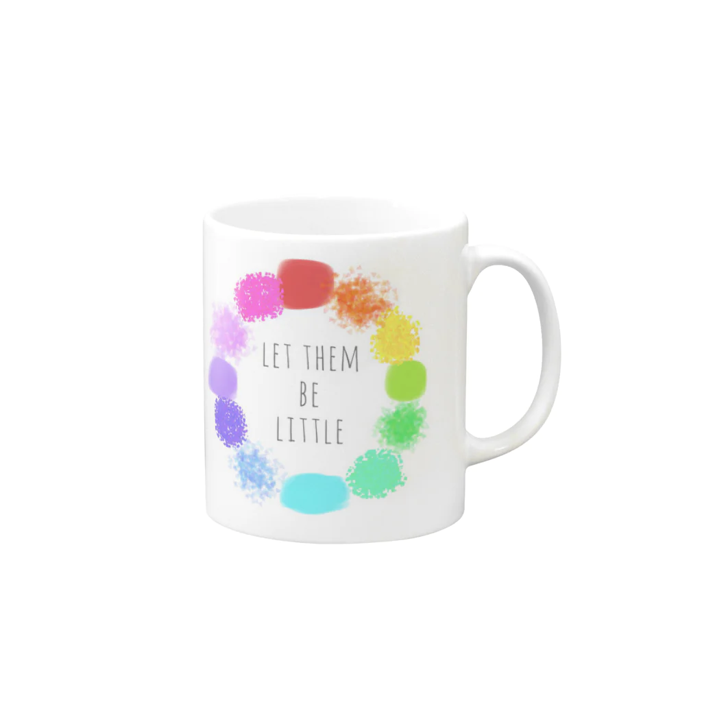 littleのlet them be little マグカップの取っ手の右面